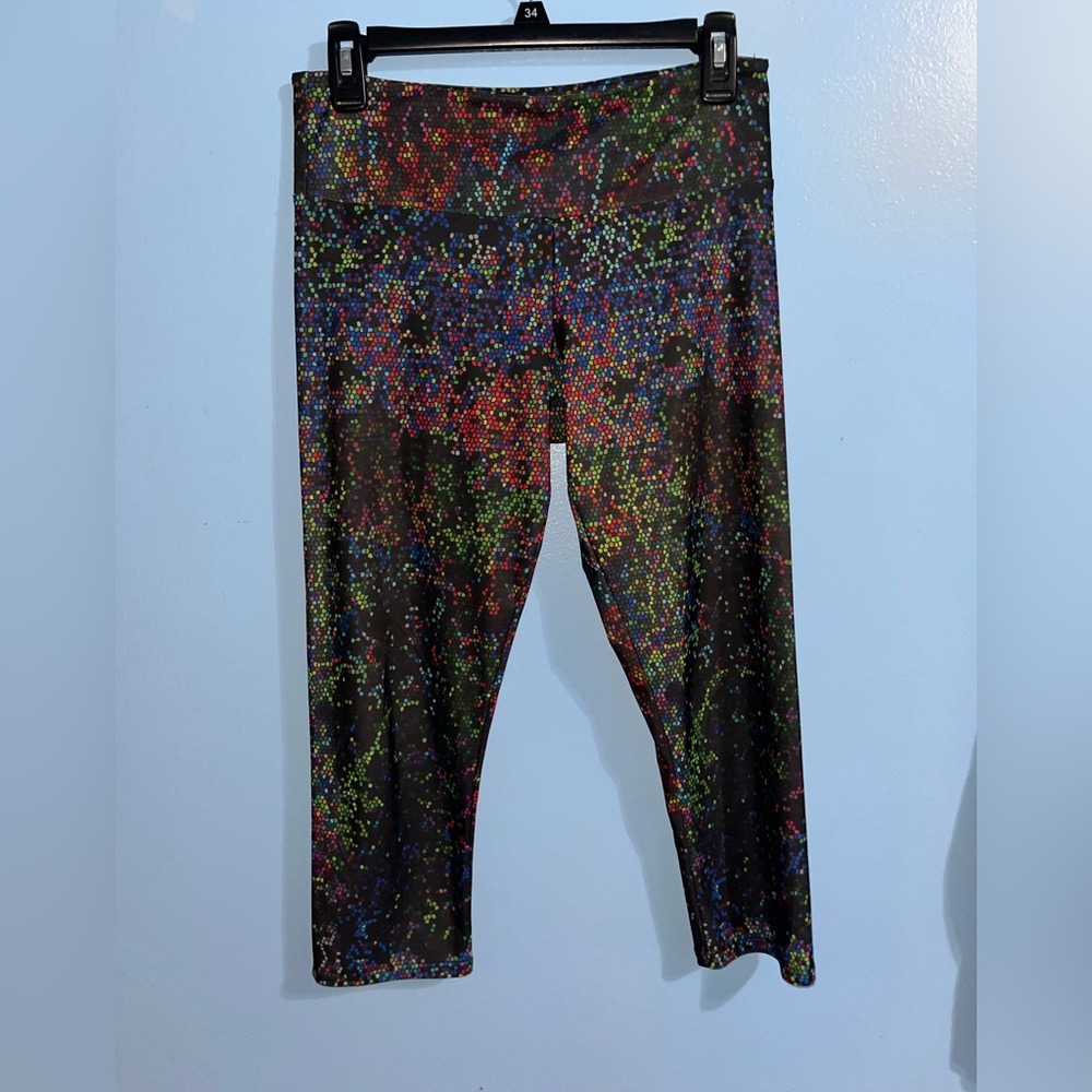 Onzie Women’s Capris, Medium, Multicolored Polka dot